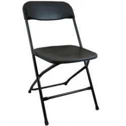 Black Metal Folding Chairs