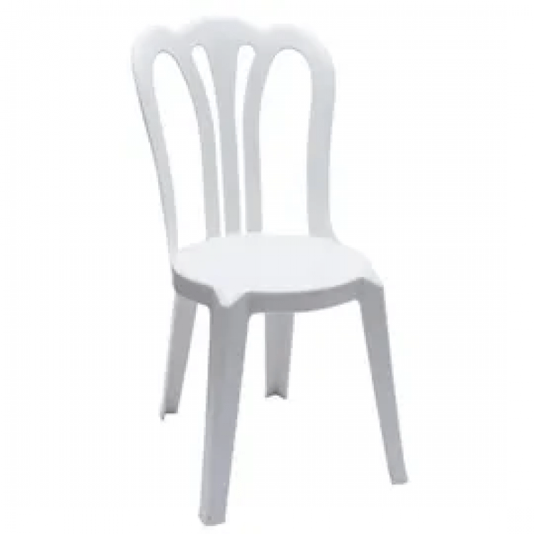 White Plastic Bistro Chairs